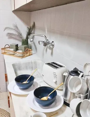 New Modern Flat Pyrgos Centre Olympia Lägenhet *